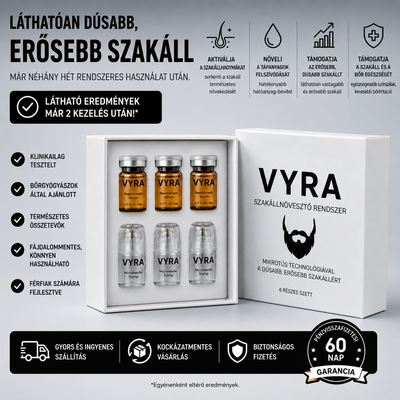 GROW Arany Mikrotűs Szakállnövesztő Kezelés Férfiaknak