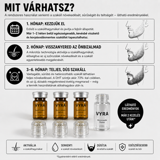 GROW Arany Mikrotűs Szakállnövesztő Kezelés Férfiaknak