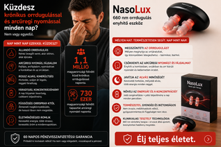 NasoLux™ – Azonnali Orrdugulás és Arcüreg Nyomás Enyhítő Eszköz
