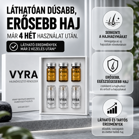 GROW Mikrotűs Hajnövesztő Rendszer Hajhullás Ellen Férfiaknak